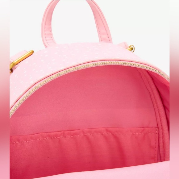 Loungefly Disney Marie Aristocats Pink Christmas Mini Backpack NWT